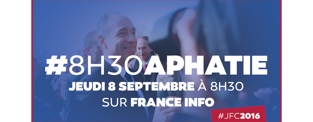 JFC est l'invité politique de Jean-Michel Aphatie sur France Info
