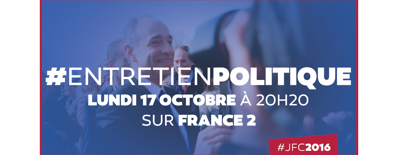 Jean-François Copé est l'invité de "l'Entretien Politique", sur France 2 à 20H20